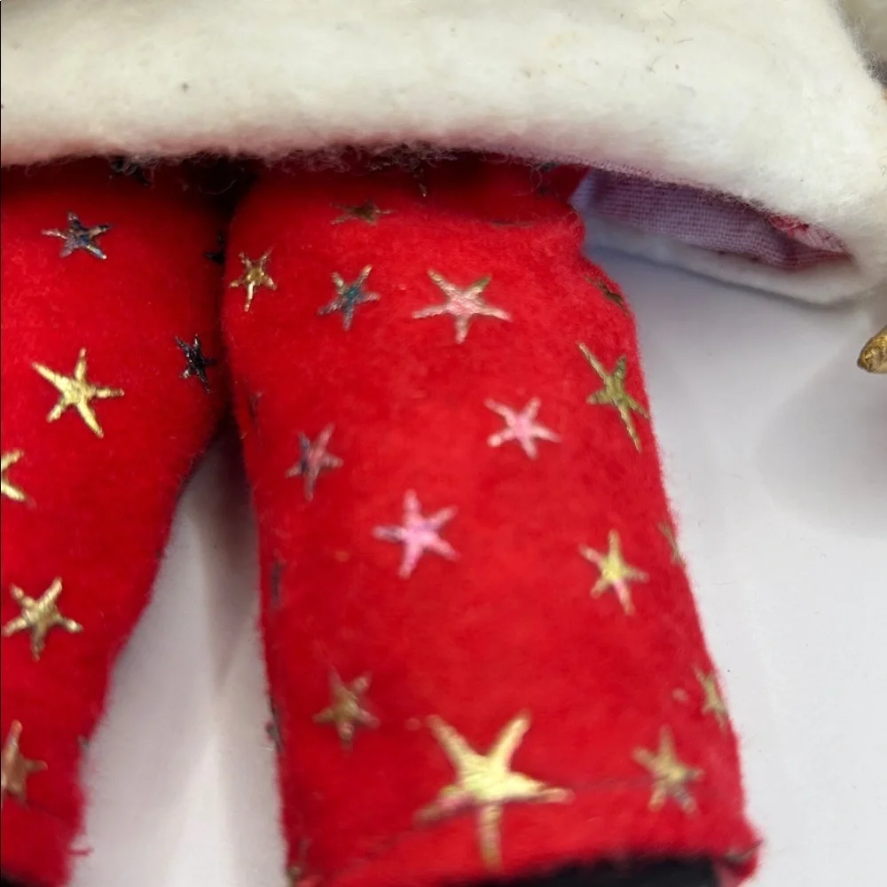 Festive Santa Claus Holiday Decoration - Red and White